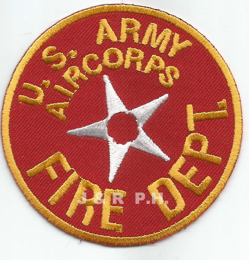 ARMY - U.S. ARMY Aircorps F.D.  (3" round size) fire patch