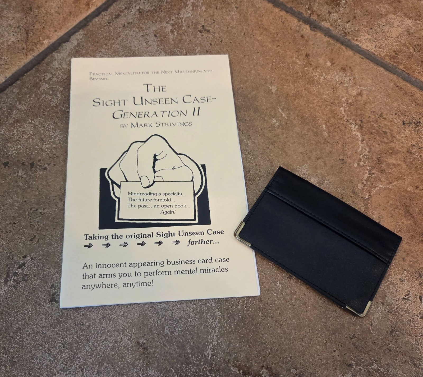 The Sight Unseen Case Generation II by Mark Strivings Magic Mentalism Tricks