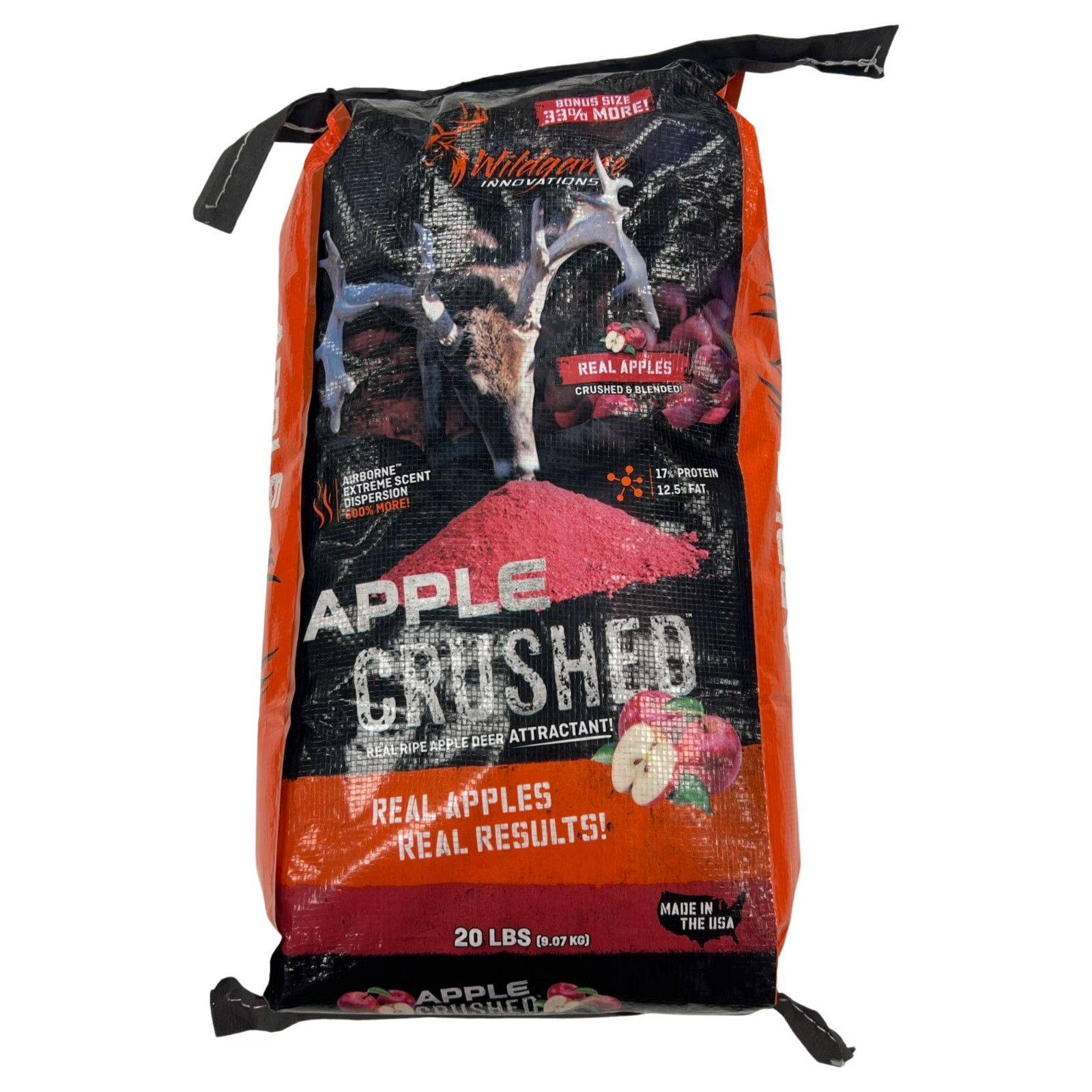 Wildgame Innovations Apple Crushed Attractant, 20LB Bag