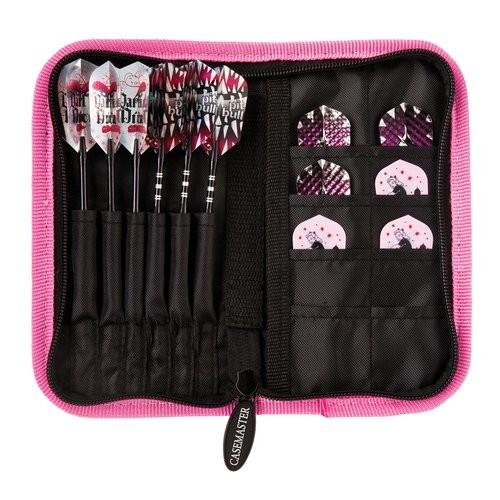 Casemaster Deluxe Pink Nylon Dart Case - MULTI ONE SIZE