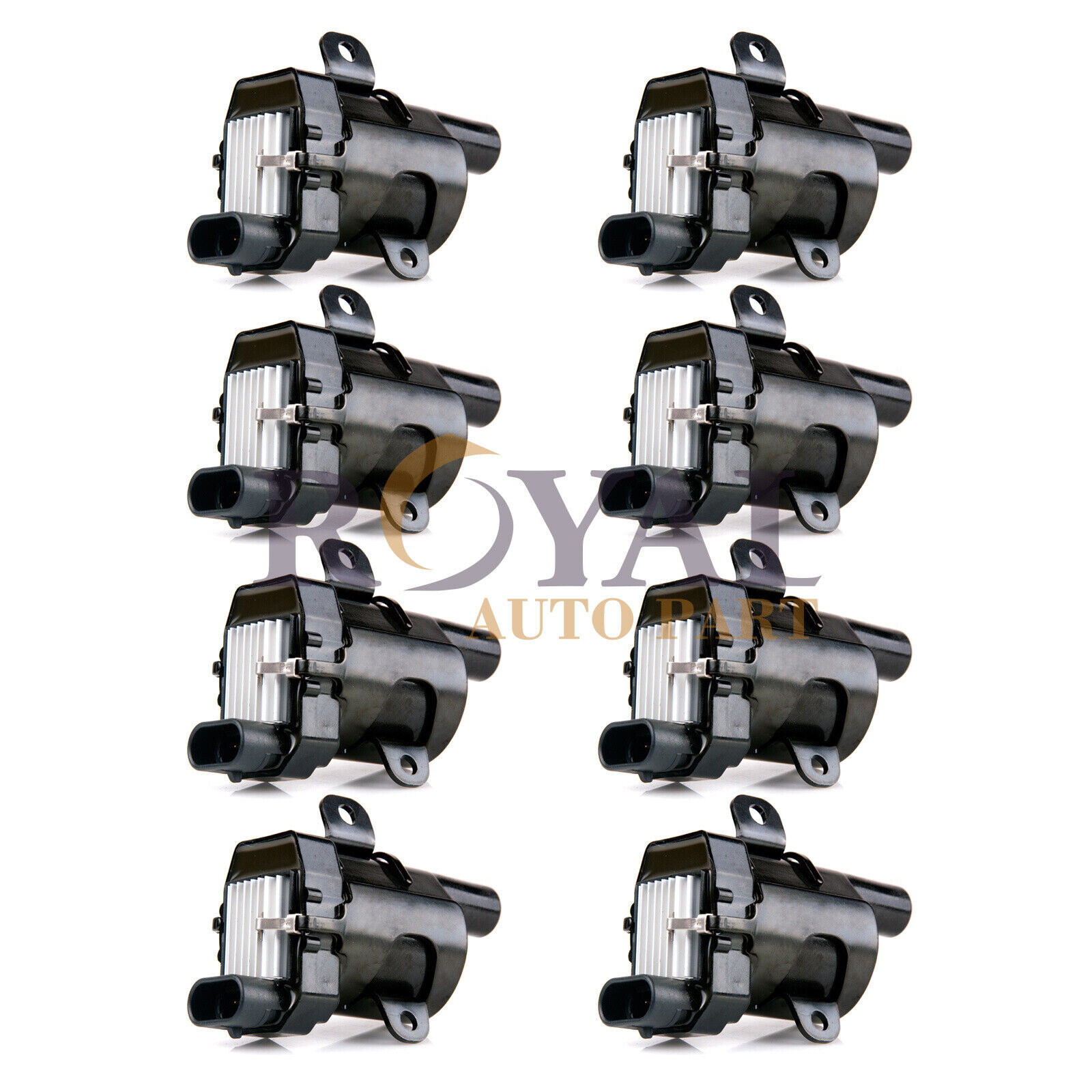 UF262 8x Ignition Coil For Chevy Silverado GMC Sierra Yukon 4.8L 5.3L 6.0L Round