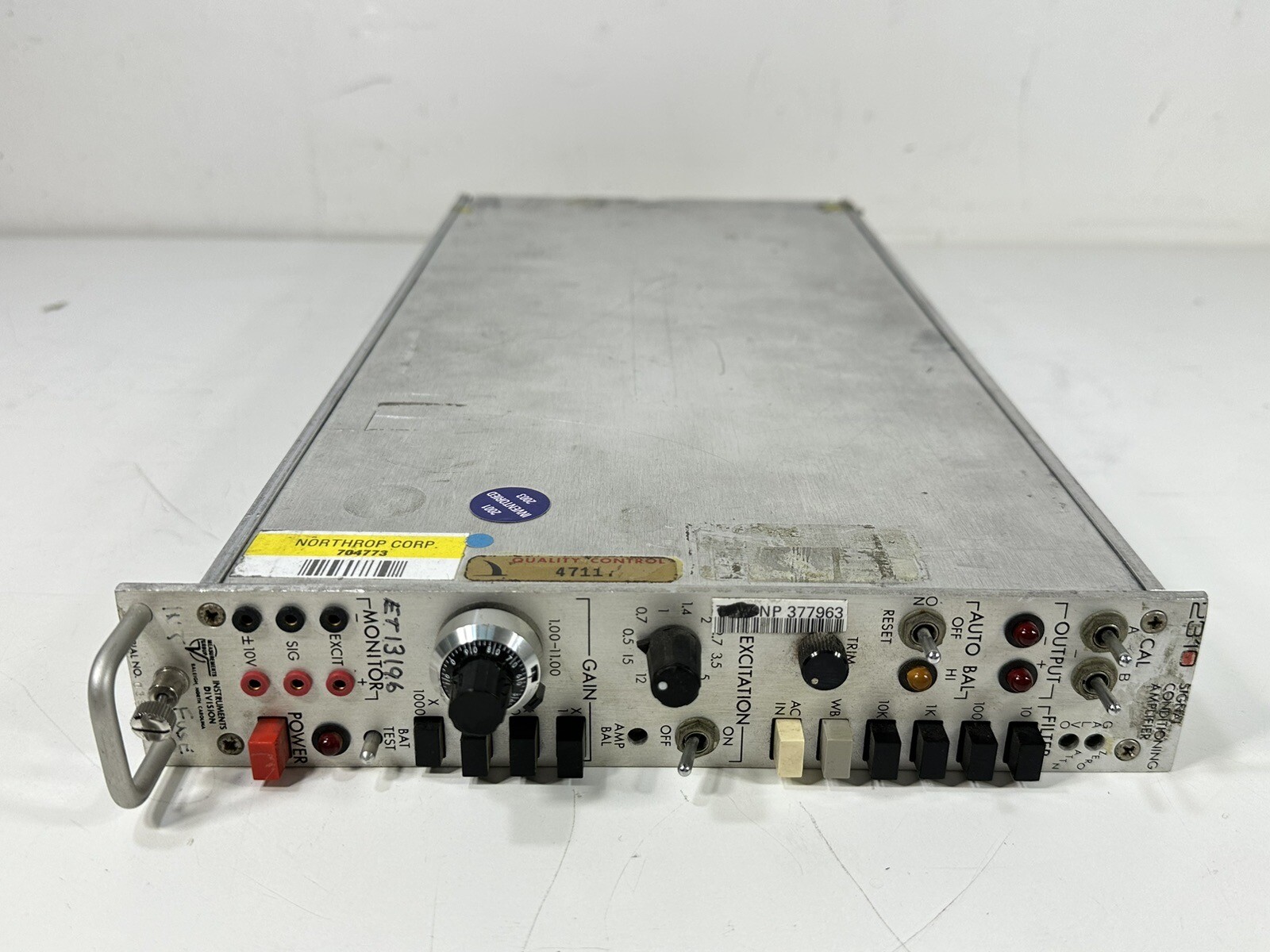 UNTESTED Vishay Measurements Group 2310 Signal Conditioning Amplifier Module #5