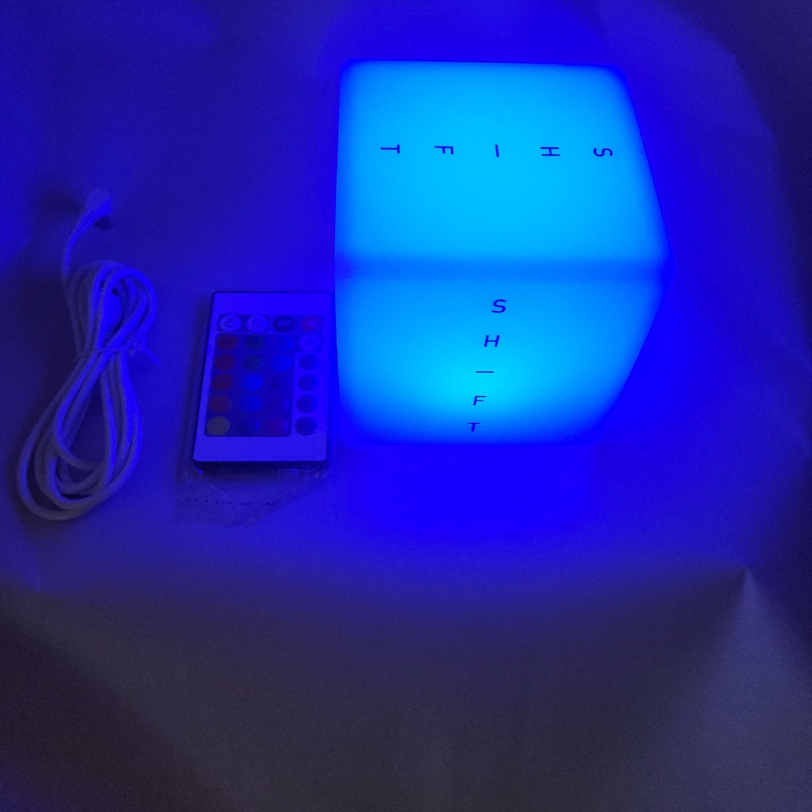4X4 LED Color-Changing Light Up Cube Decoration with remote
