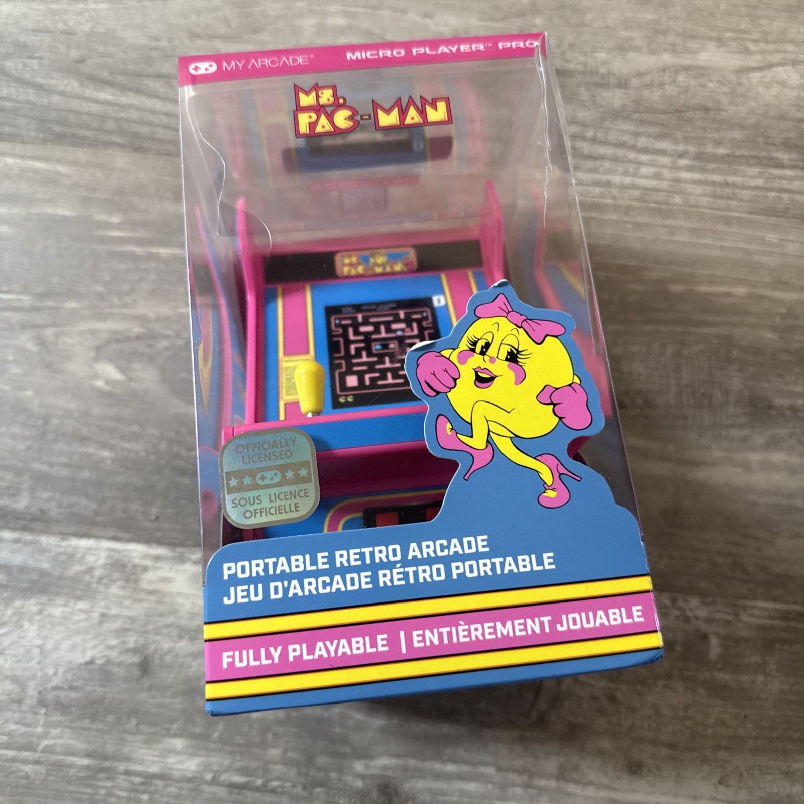 My Arcade  MS. PAC-MAN Micro Player Pro Portable Retro Arcade   NEW IN PACKAGE