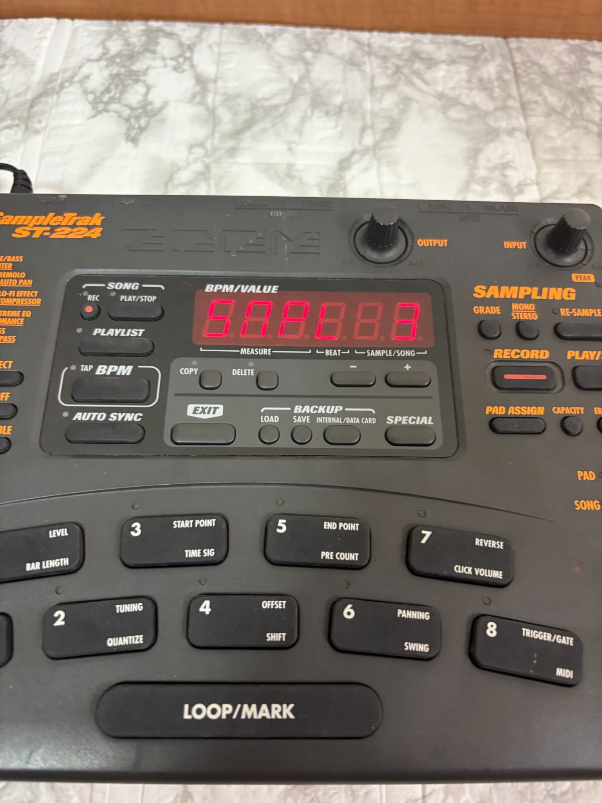 Zoom ST-224 SampleTrak Vintage Digital Sampler Rhythm Machine Japan Tracking