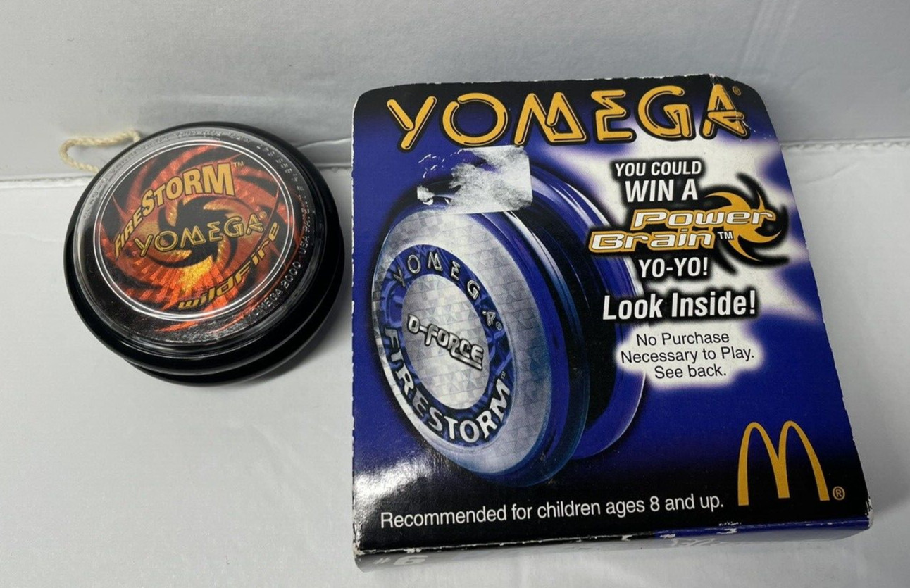 McDonald's 2000 Fire Storm Yomega D-Force Yo-Yo #5 Red Used