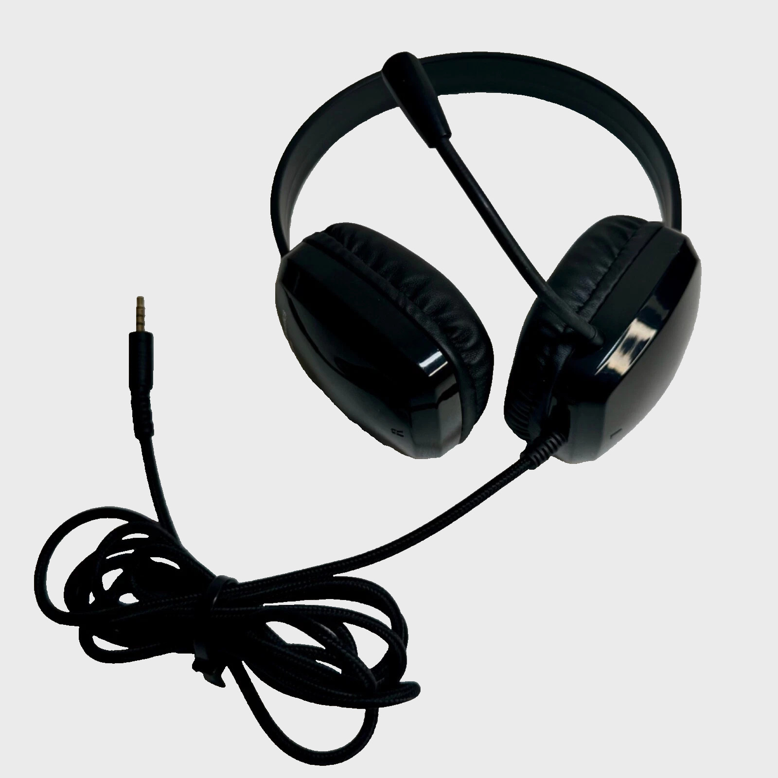 Cyber Acoustics AC-6008 Stereo Headset with Single Plug and Noise Cancelling Mic