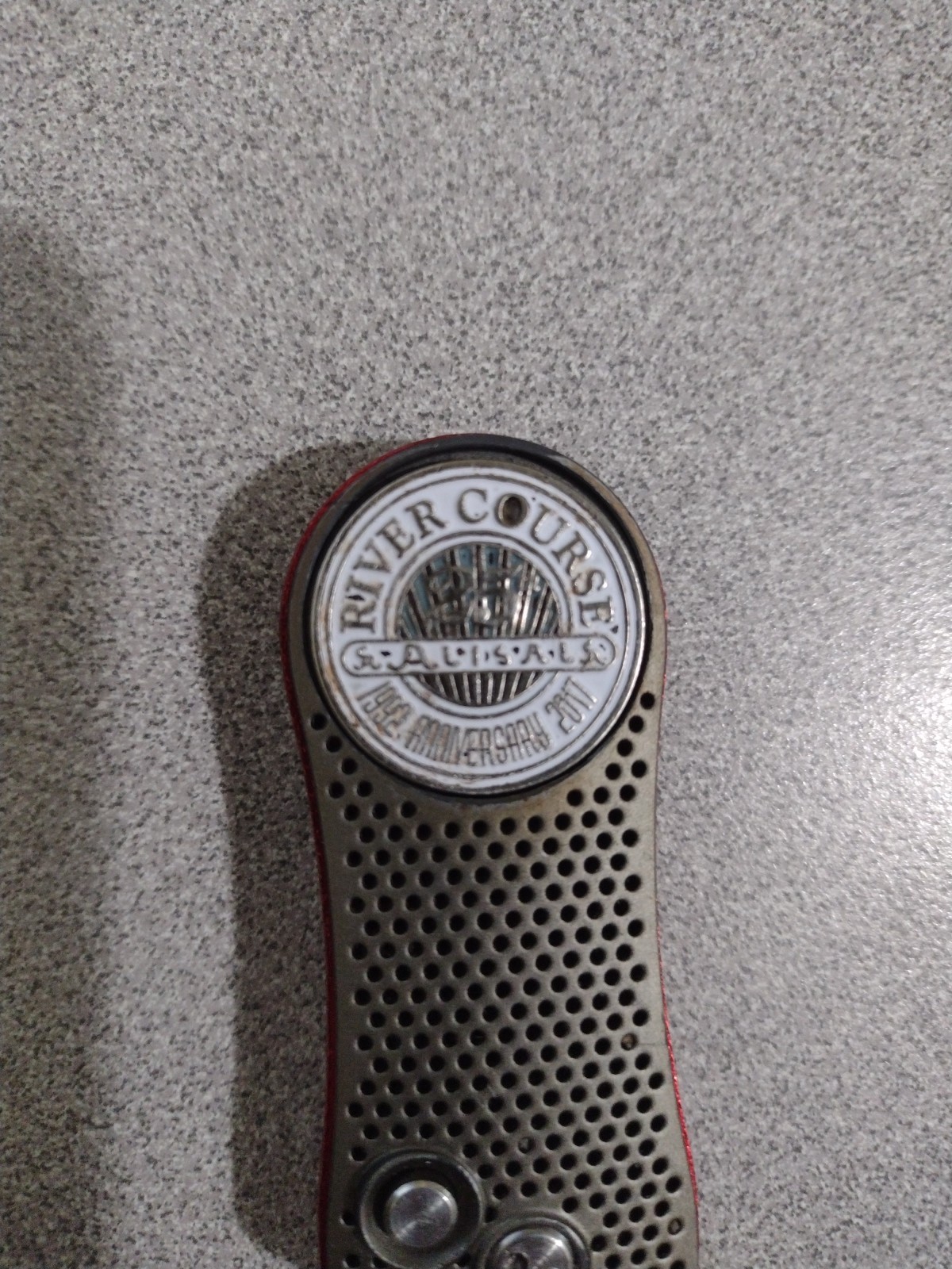 Pitchfix Switchblade Divot Tool with Ball Marker River Course 25th Anniversary
