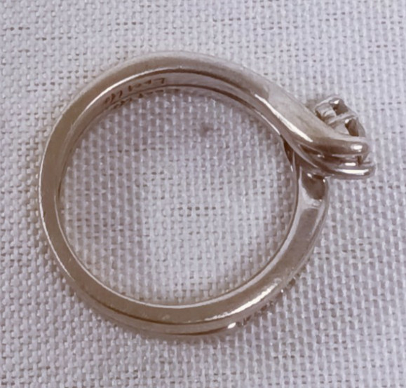 14k White Gold Diamond Forever Us Wedding Ring - Size 6 - 6.5g