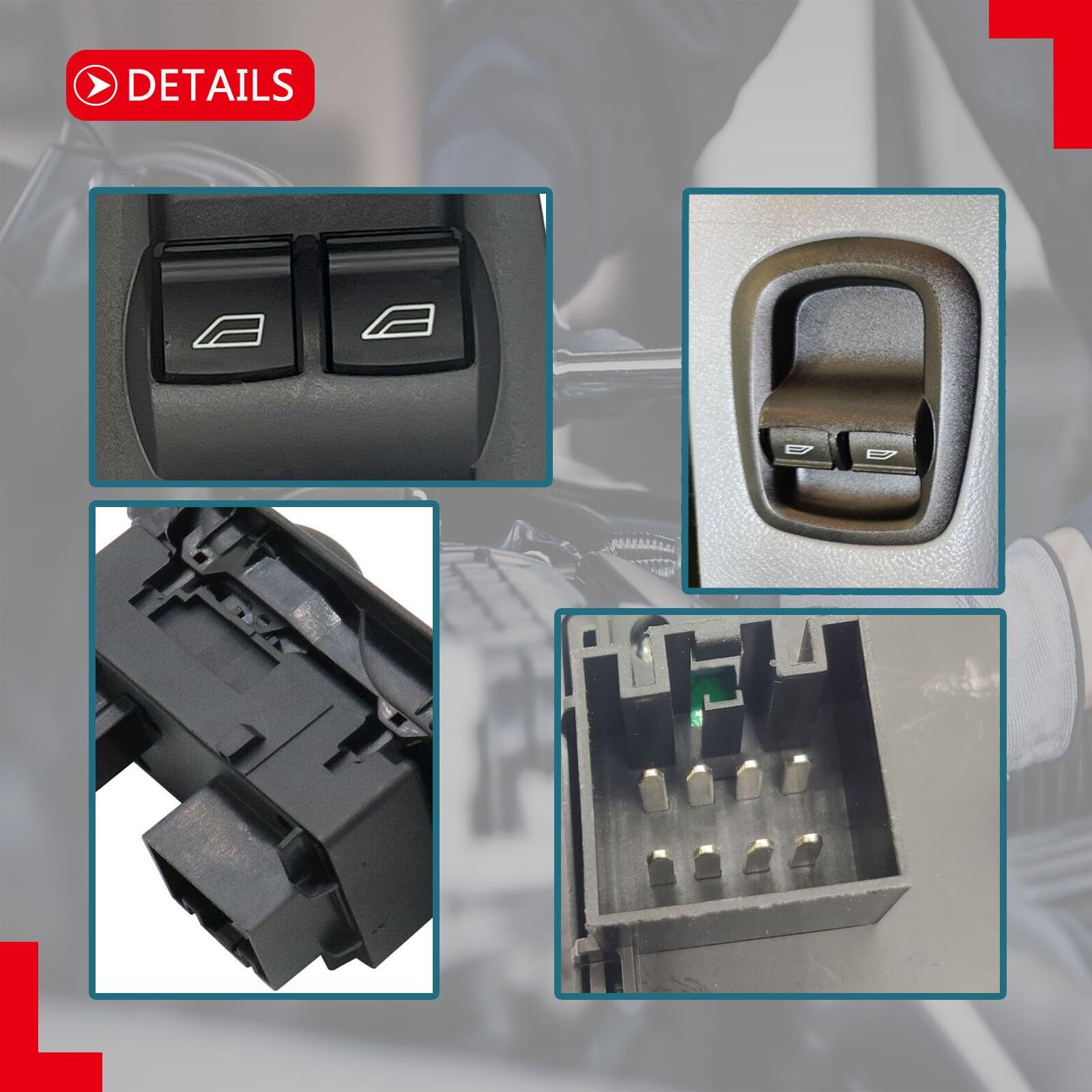 Window Switch Control for 2014 2015 2016 2017 2018 2019 Ford Transit MK8 Custom
