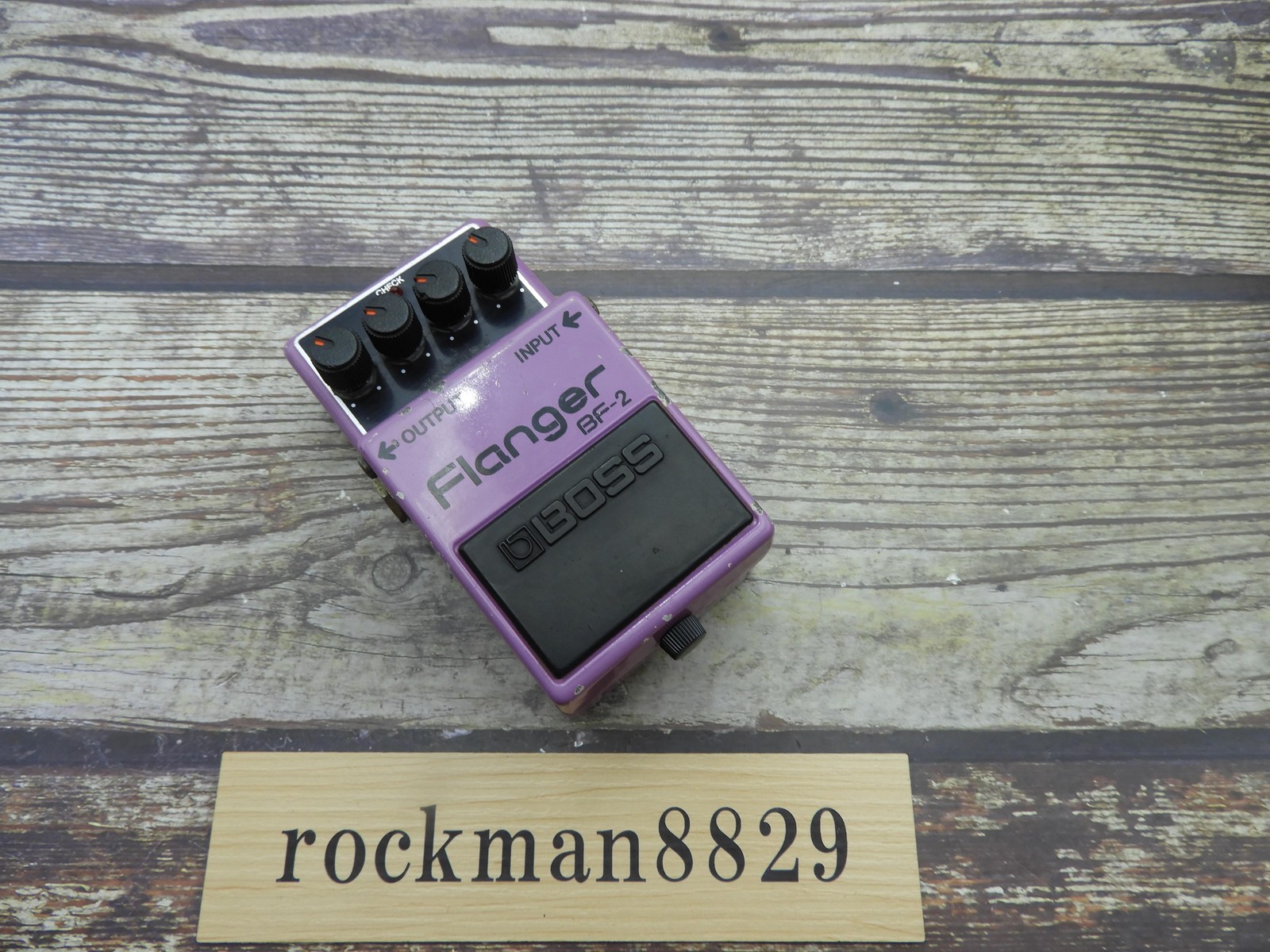 BOSS BF-2 Flanger Guitar Effects Pedal used from japan