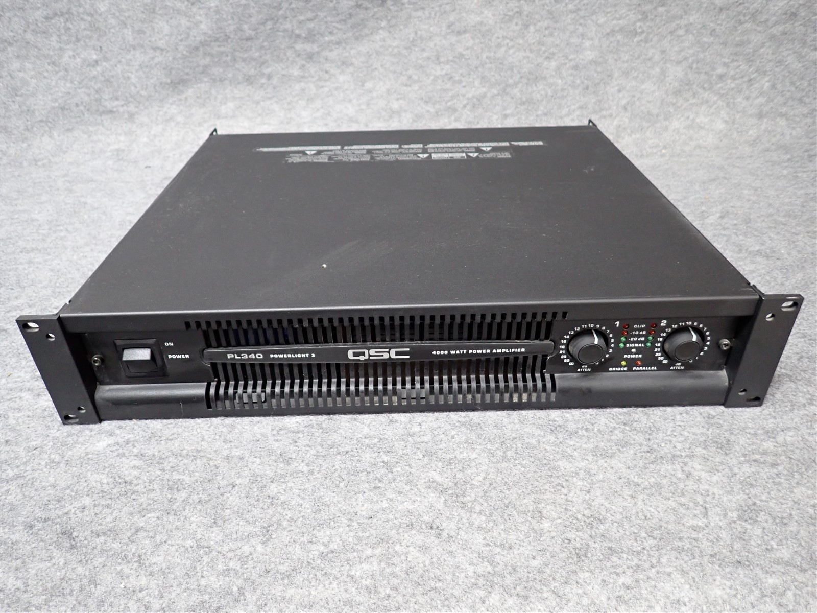 QSC PowerLight PL340 2 Channel Professional Power Amplifier 1350WPC (#4) (II6)