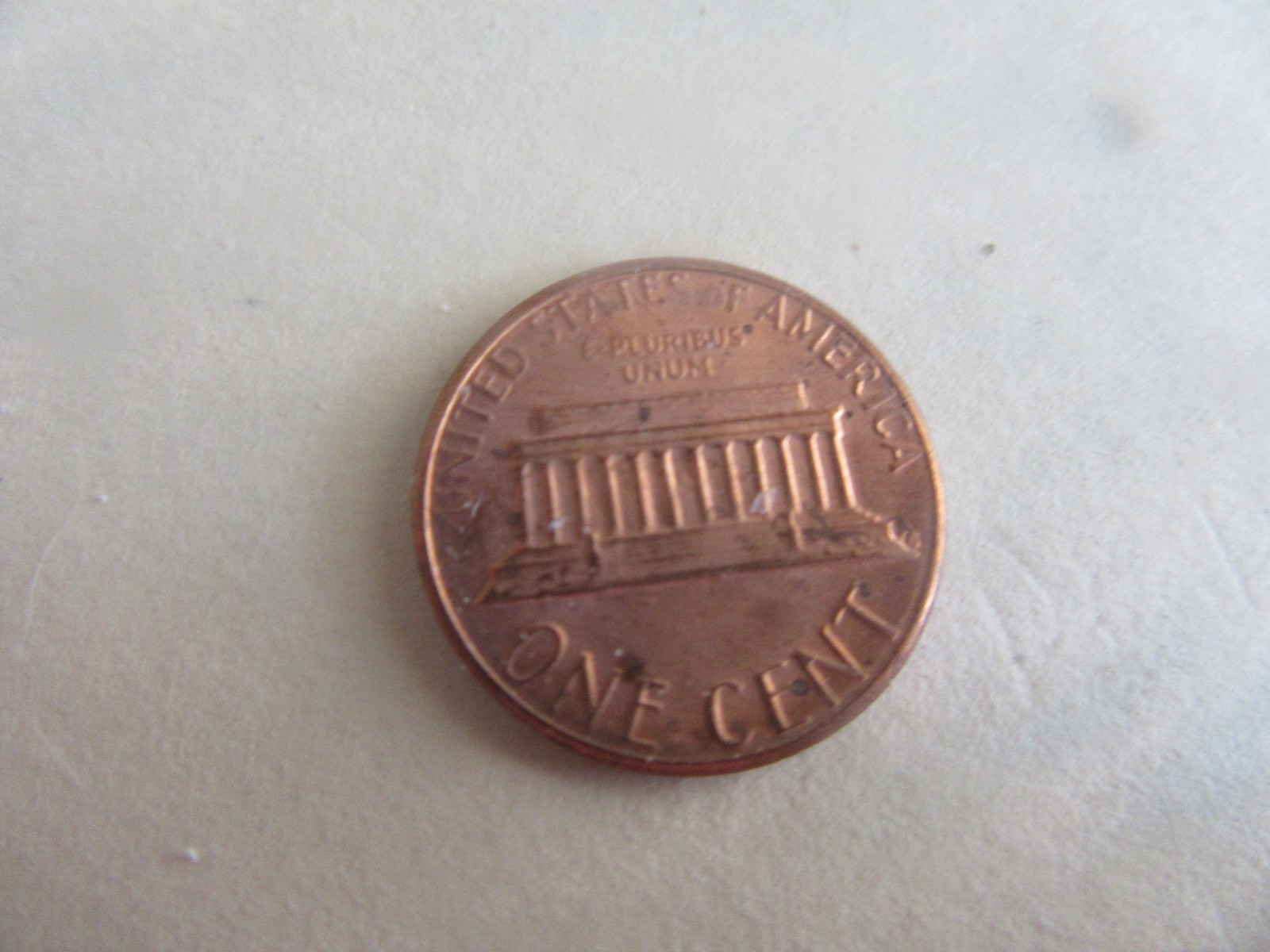 1985-P Lincoln Memorial Cent Dieshift Error Coin In Unc. Condition