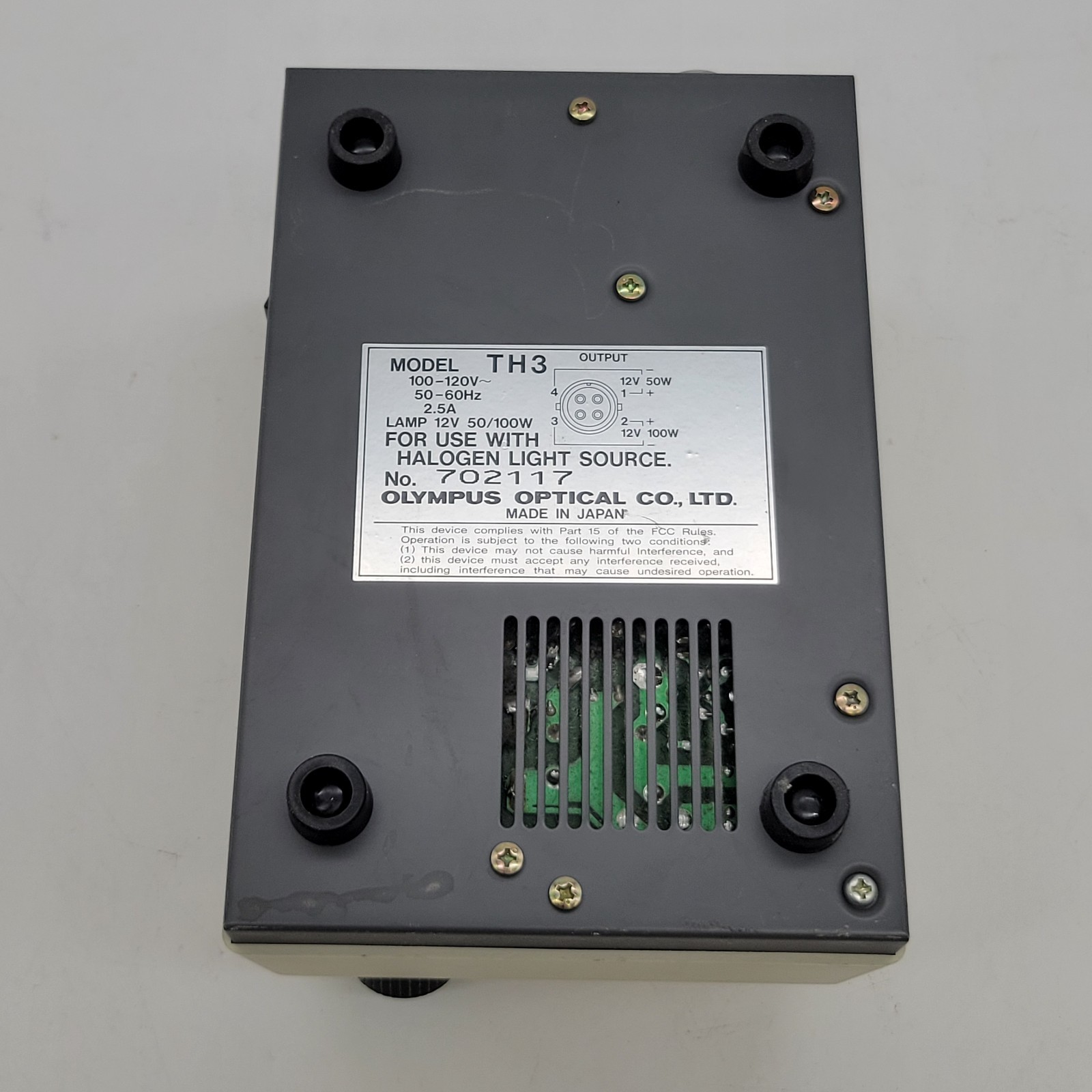 Olympus Microscope TH3 Halogen Lamphouse Power Supply