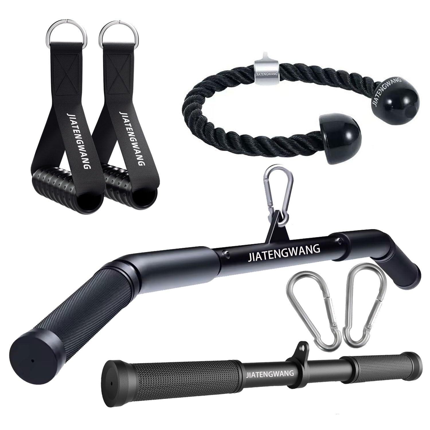 Cable Machine Attachments Home Gym, Triceps Rope, V Handle Cable Attachment,3...