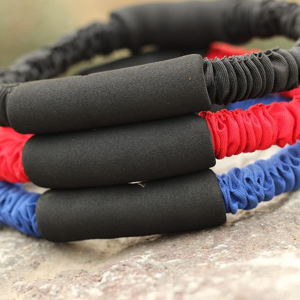 ARCHERY BOW TRAINER RUBBER STRETCH BANDS 25–45 LB DRAW STRENGTH TRAINING DEVICE