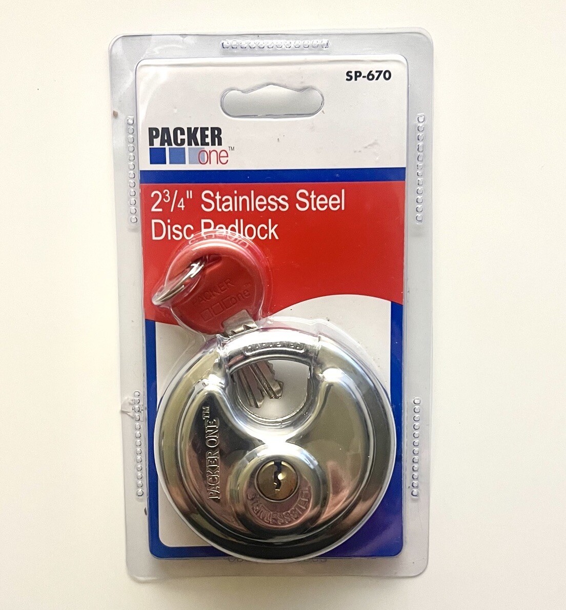6 Armor Disc Padlock Trailer BrassCylinder Storage Locks StainlessKeyed Same