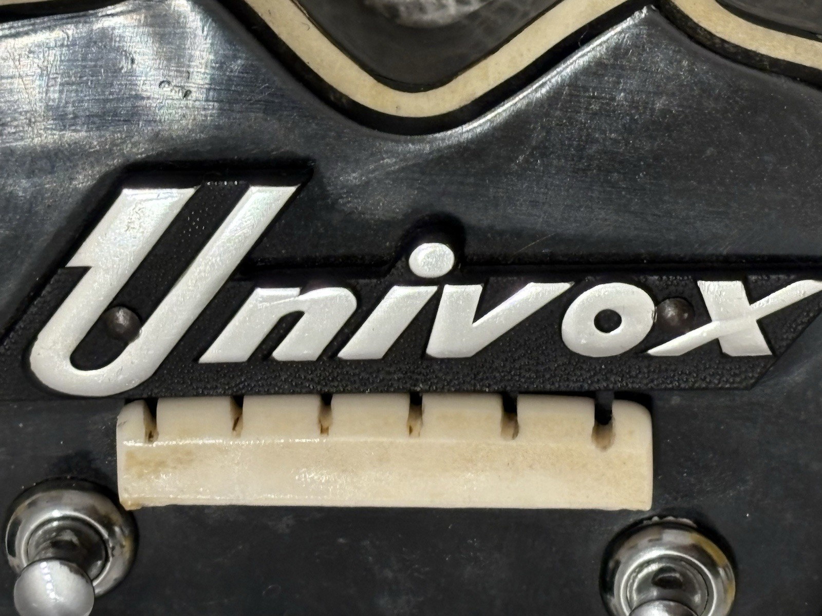 Vintage Univox STRING NUT Hollowbody Guitar Matsumoku Japan Aria Conrad Lyle MIJ