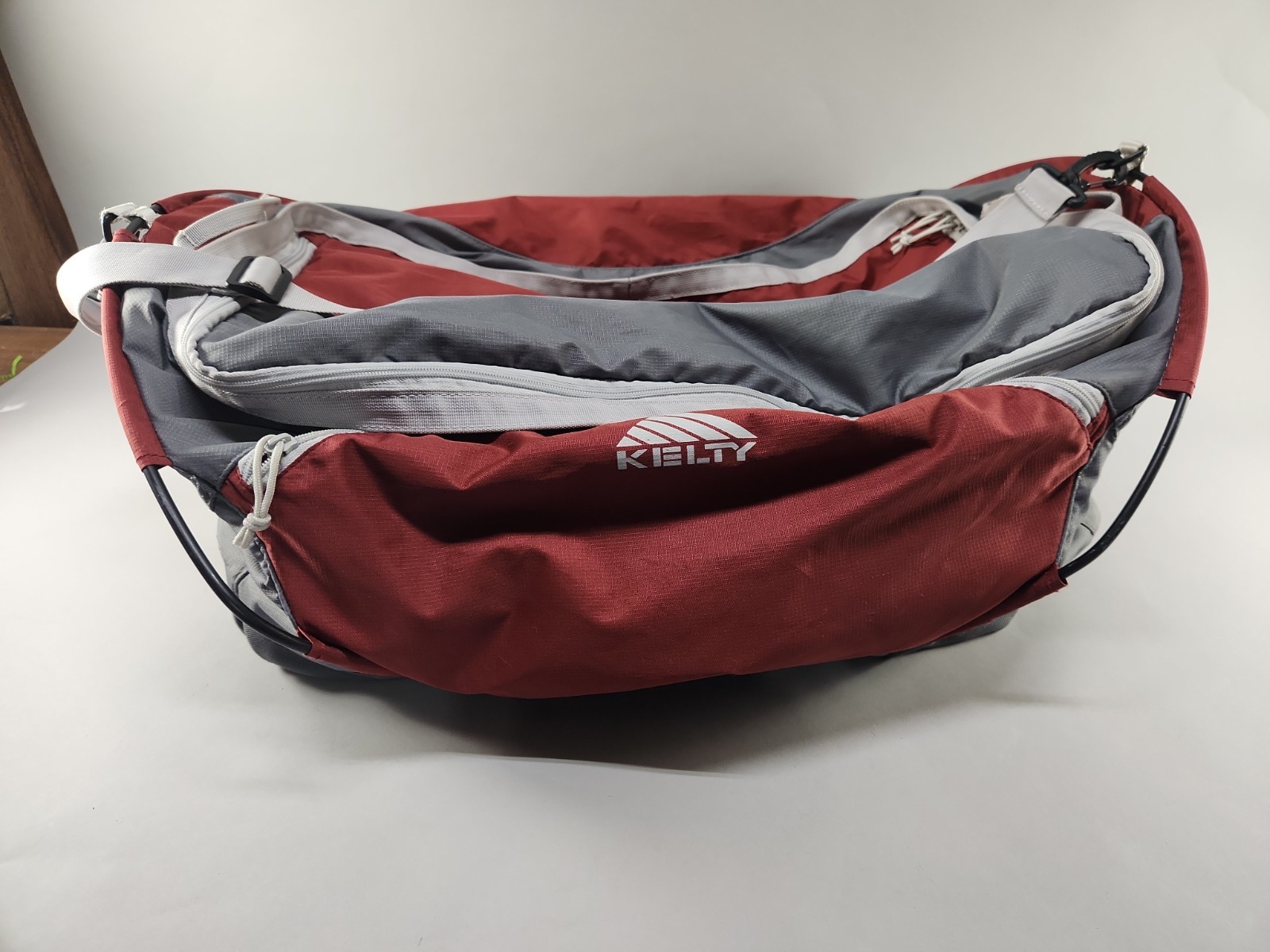 Kelty Camp Hauler 3 Red & Grey Camping HIking Duffle Bag Travel