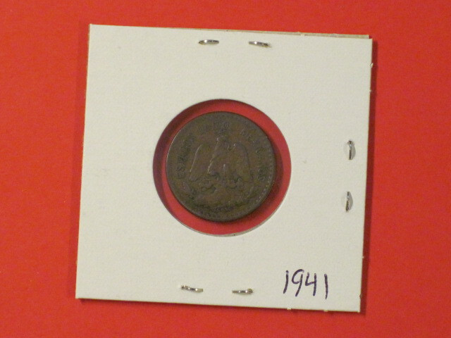 1941 - M One Centavo - Mexico KM# 415