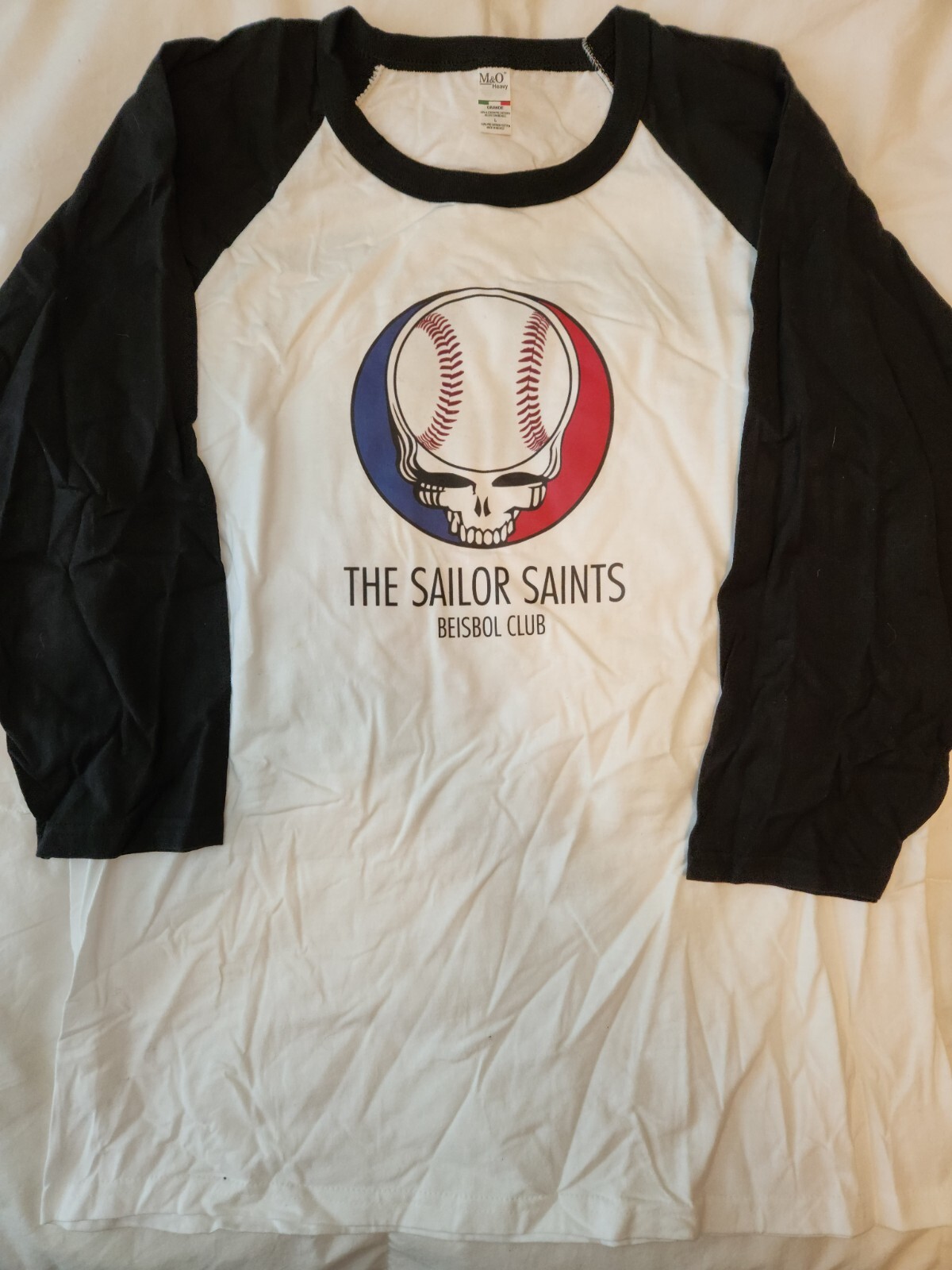 Grateful Dead SAILOR SAINTS Besbol Club Shirt Baseball Shirt Jerry Garcia