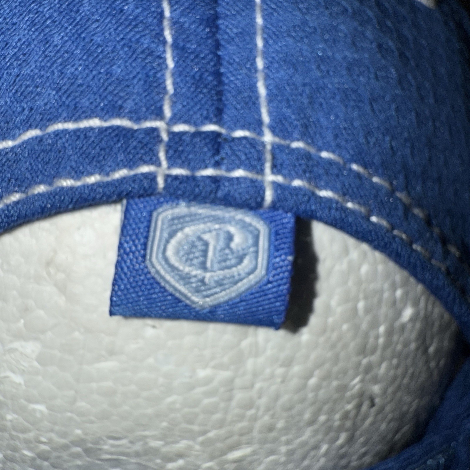 Cancun Champions Volleyball 2018 Lime Green on Royal Blue Hat Cap Hook Loop EUC