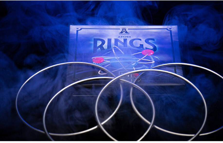 ATOM RINGS (Gimmicks and Instructions) by Apprentice Magic In Box!