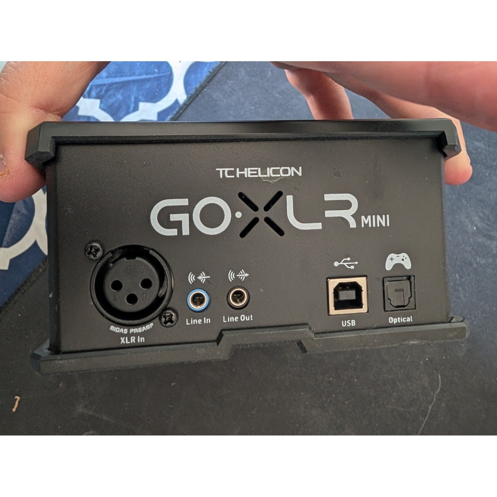 TC Helicon GoXLR Mini USB Streaming Mixer Audio Interface Midas Preamp Black