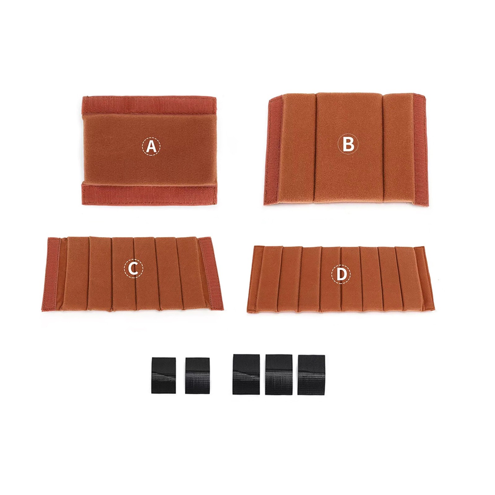 4PCS Camera Bag Case Insert Partition Divider Protection Pad Accessories