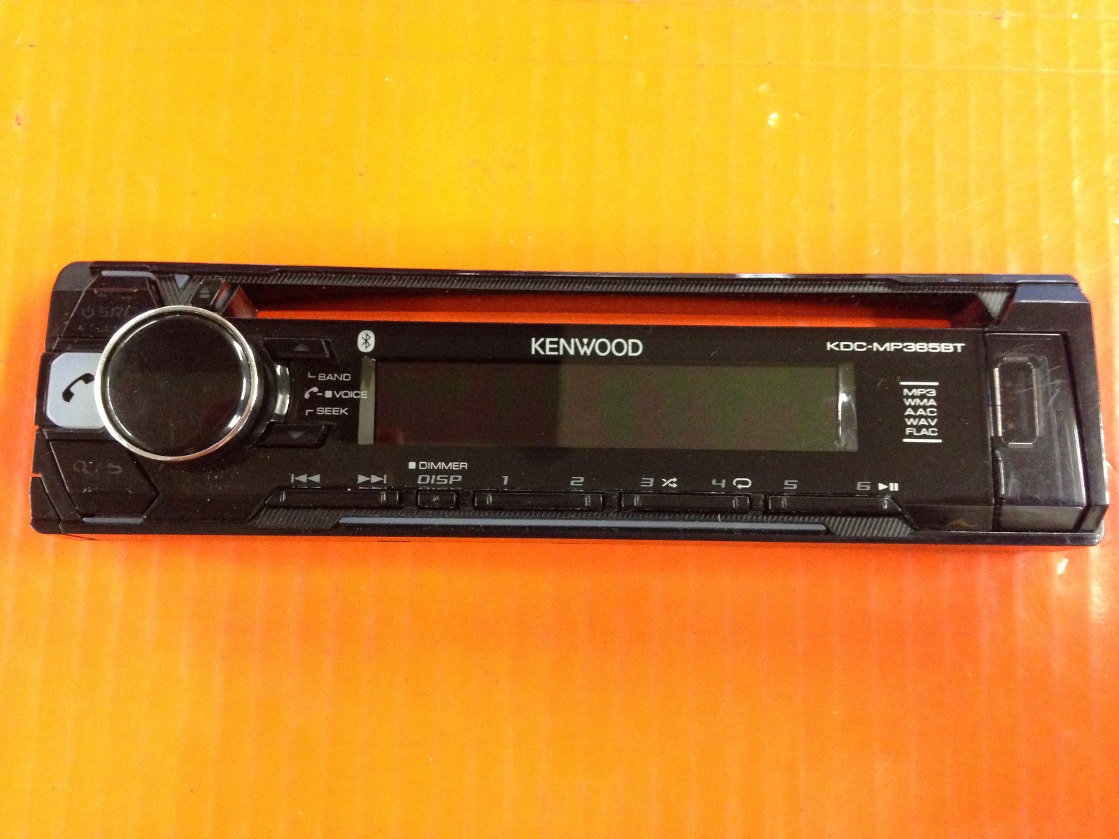 KENWOOD KDC-MP365bt FACEPLATE