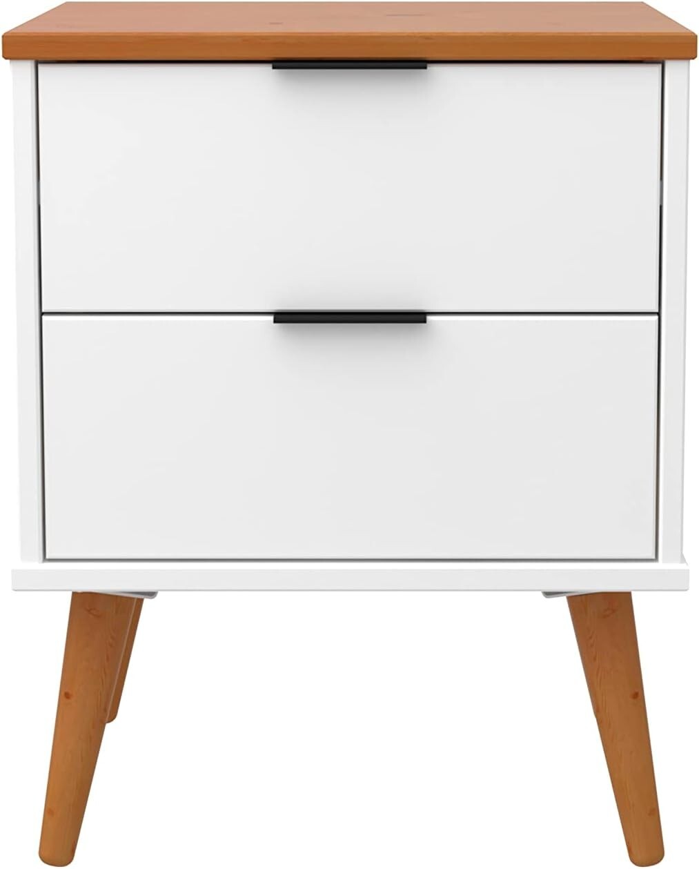 Alice Solid Wood Nightstand with Drawers Bedside Table Bedroom