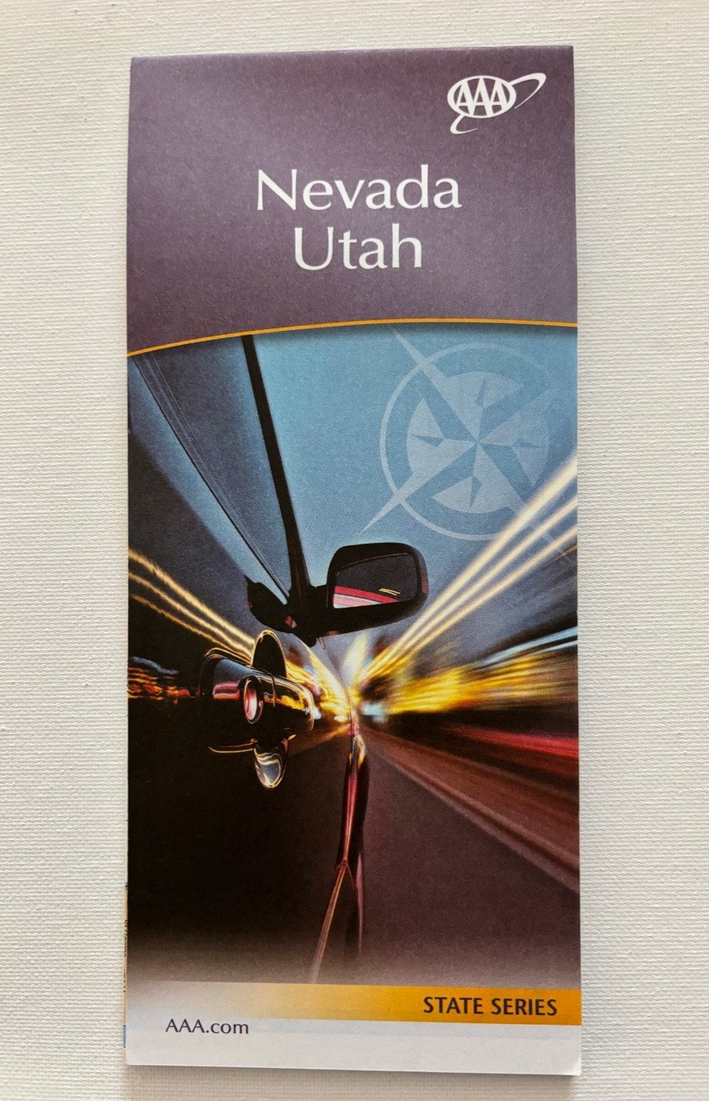 AAA State Series Map of Nevada & Utah, by AAA Publishing (Brand new) 2020