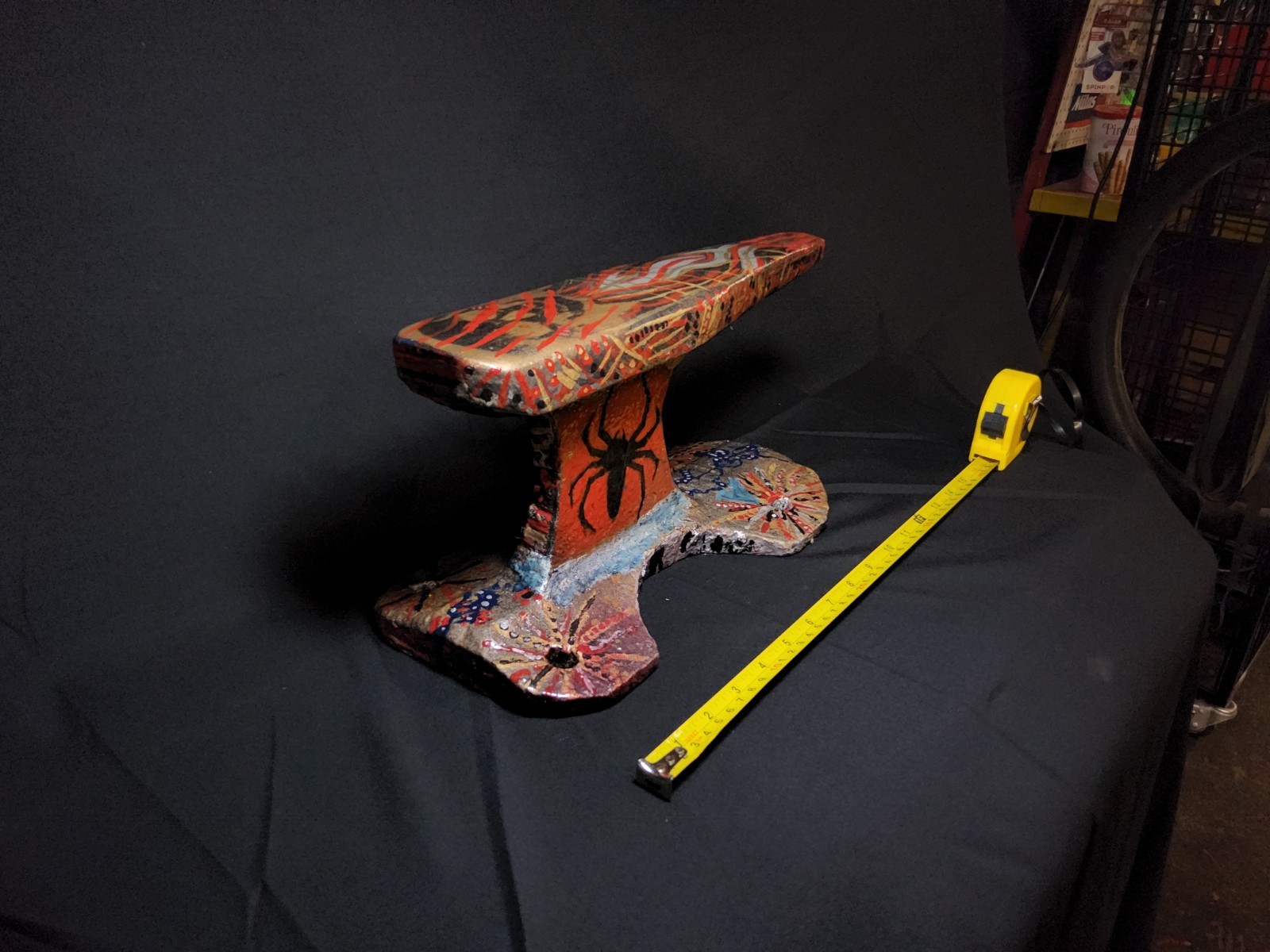 Handpainted Anvil, Fine Art Original Sculpture, 2026
