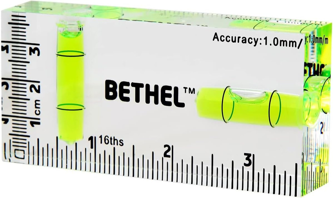 Pocket Bubble Level - Mini 90°/180° Spirit Level 95X40X15Mm | Shatterproof Desig