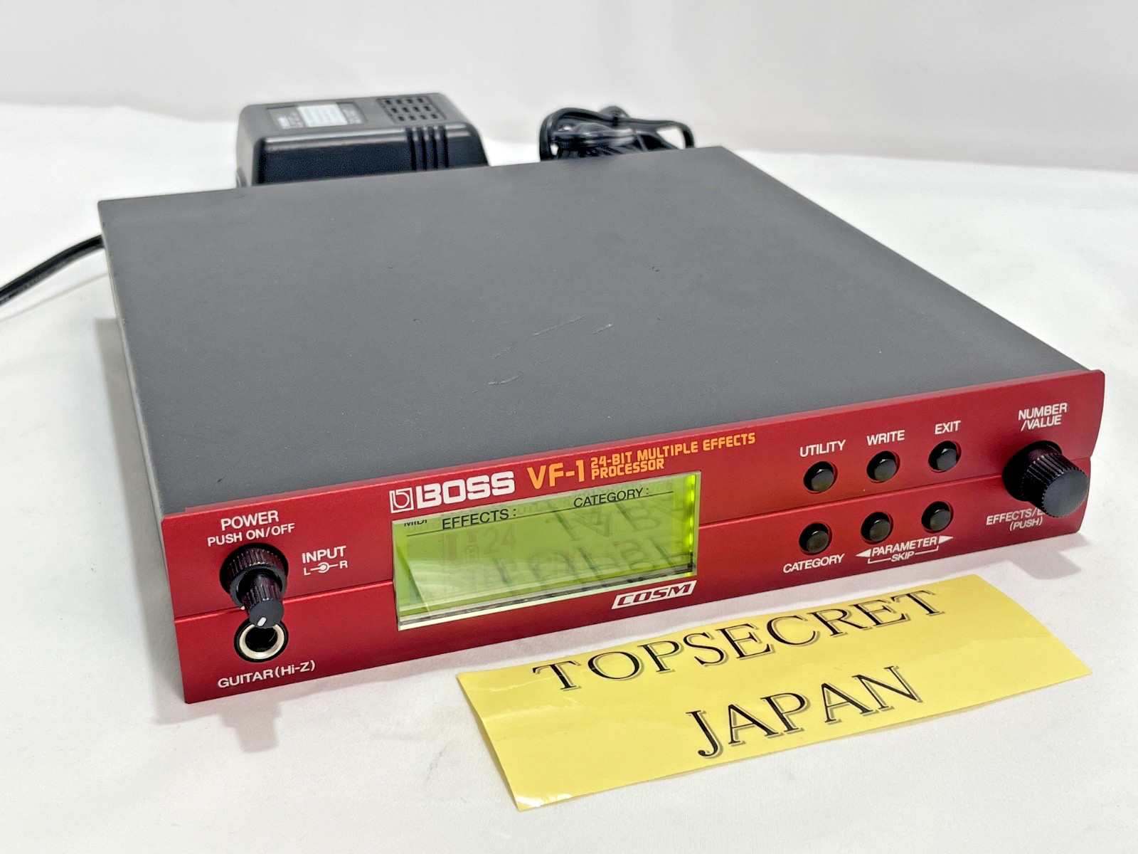 BOSS VF-1  24-bit  Multiple effects processor with Power supply  Made in Japan