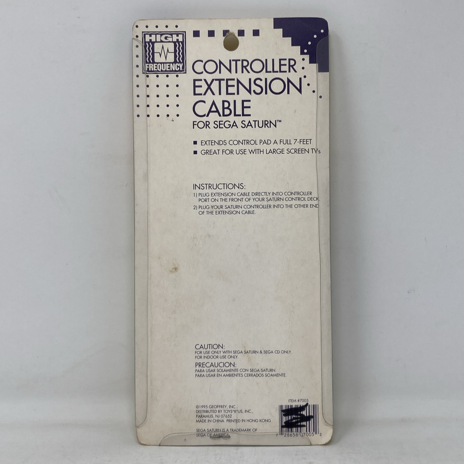 High Frequency Sega Saturn Controller Extension Cable Sealed
