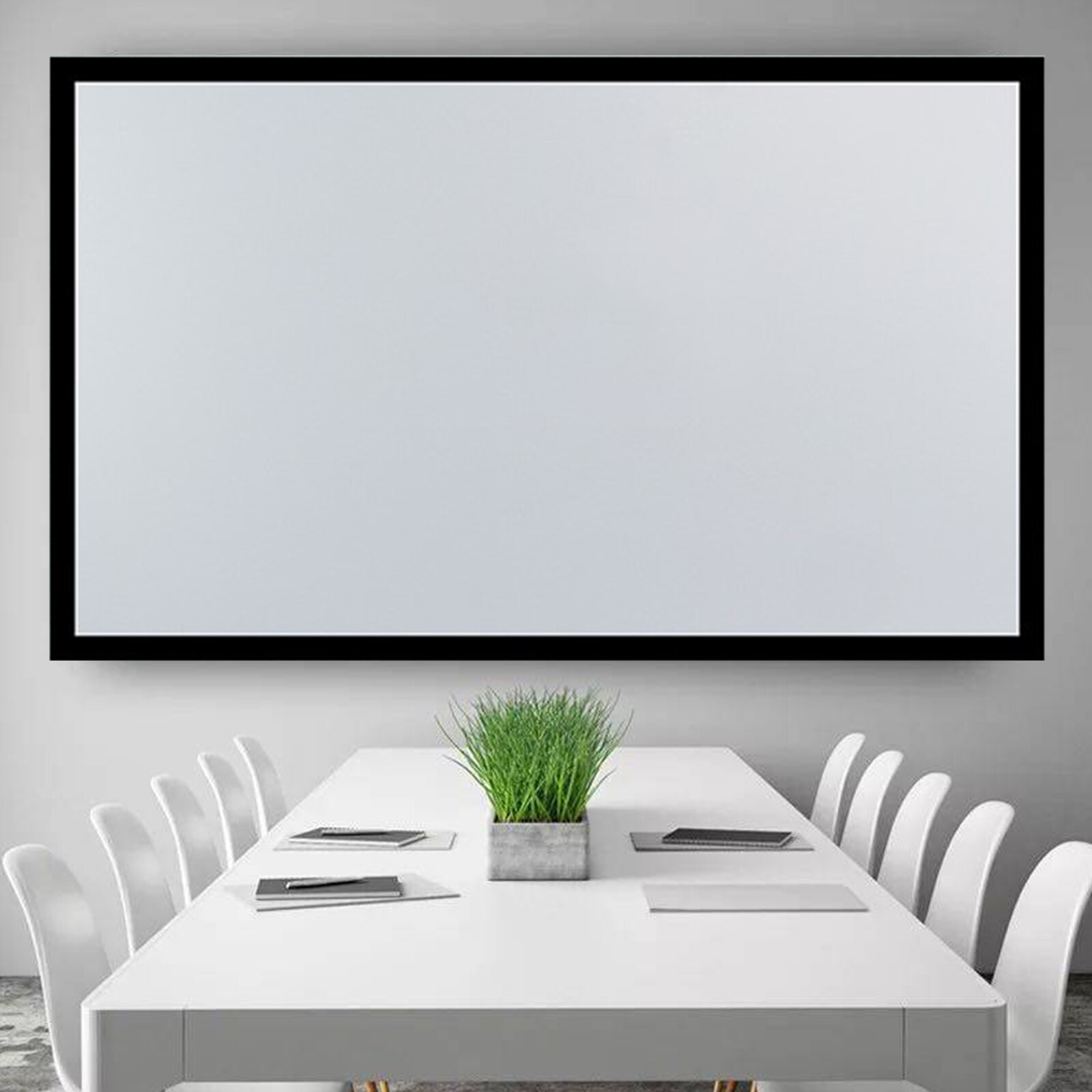 135" Inch Fixed Aluminum Frame Projector Screen Home Theatre HD TV Projection