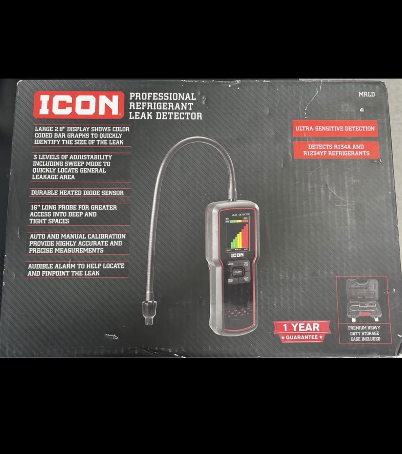 Icon 59375 MRLD Professional Refrigerant Leak Detector
