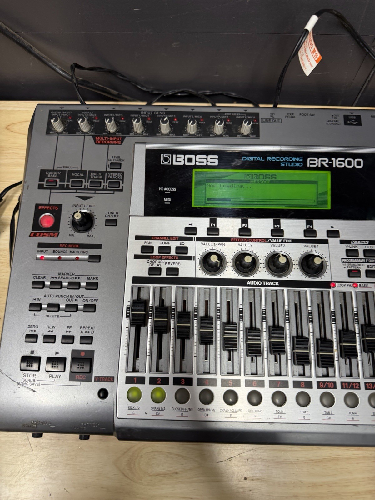 BOSS BR-1600CD Digital Multi Track Recorder. Tested See Pics!