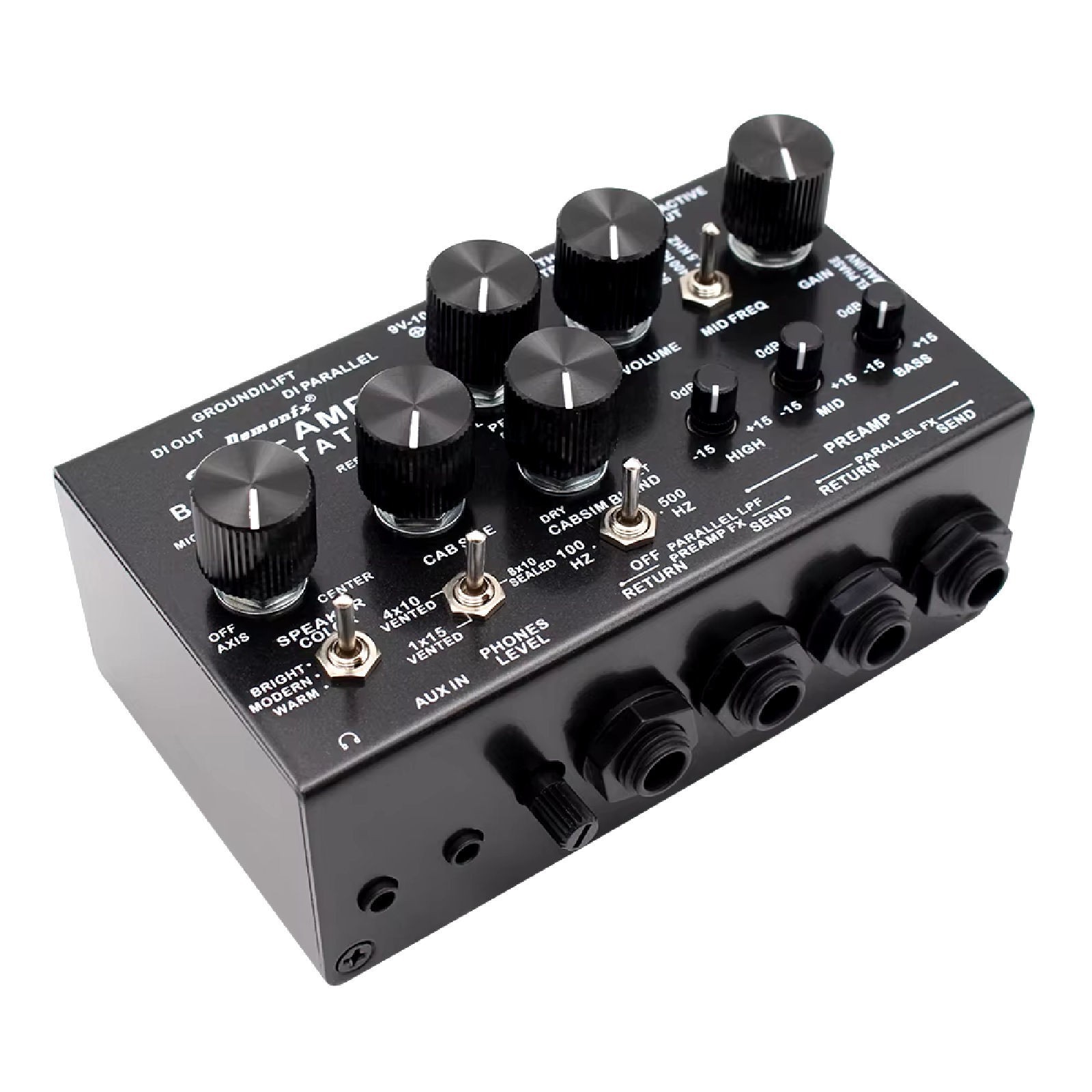 Demonfx SIM-AMP Simplifier Bass Station Preamp Simulator, Power Amp SIM, Stereo