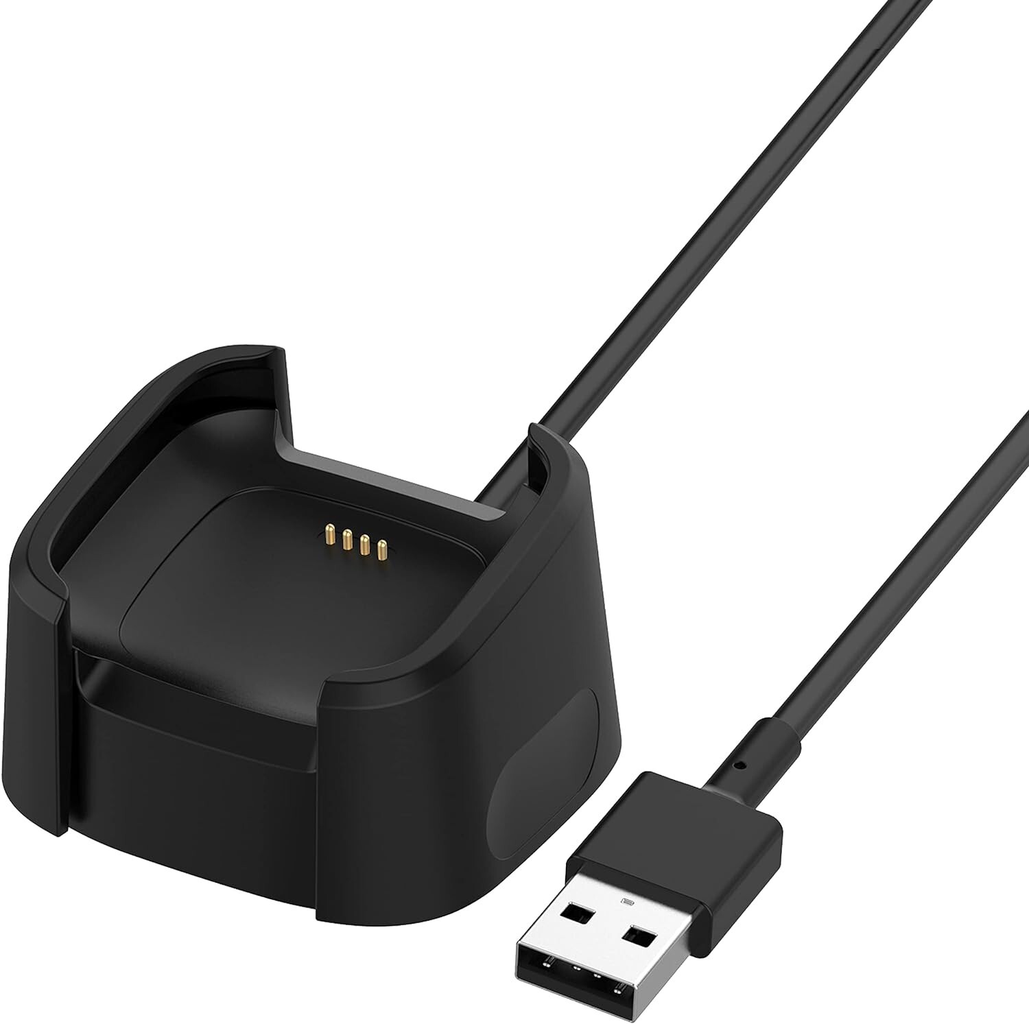 3.3Ft USB Charger Compatible Fitbit Versa 2 Charger Dock Anti-Slip Replace B7