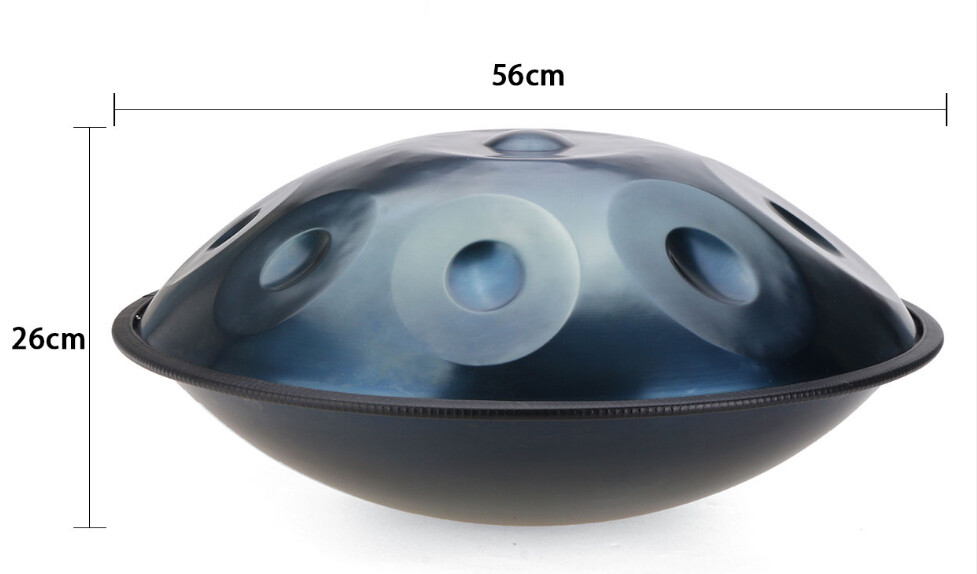 Handpan 22inch 9 Notes Handpan - D Minor HandPan - Backpack Suit