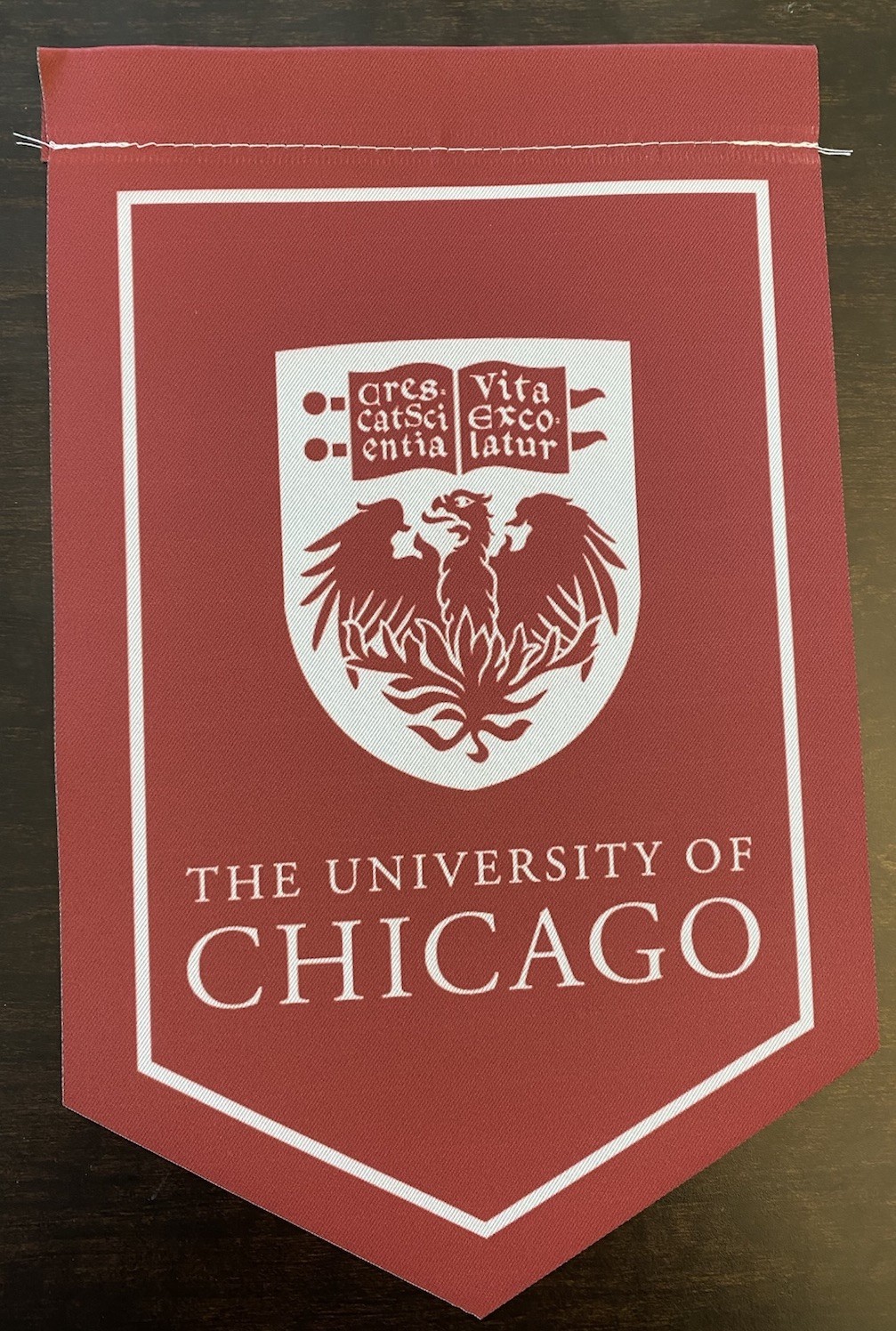 University Of Chicago Logo Garden Flag Yard Banner 12”x7.5”