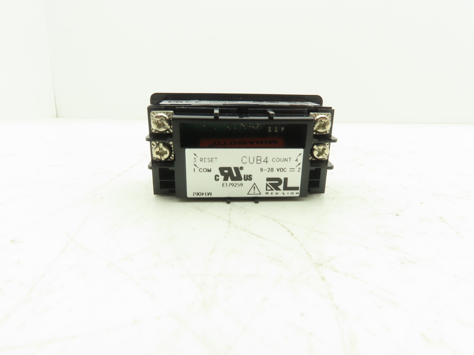 Red Lion CUB4L000 LCD 6-Digit Mini Counter Panel Meter