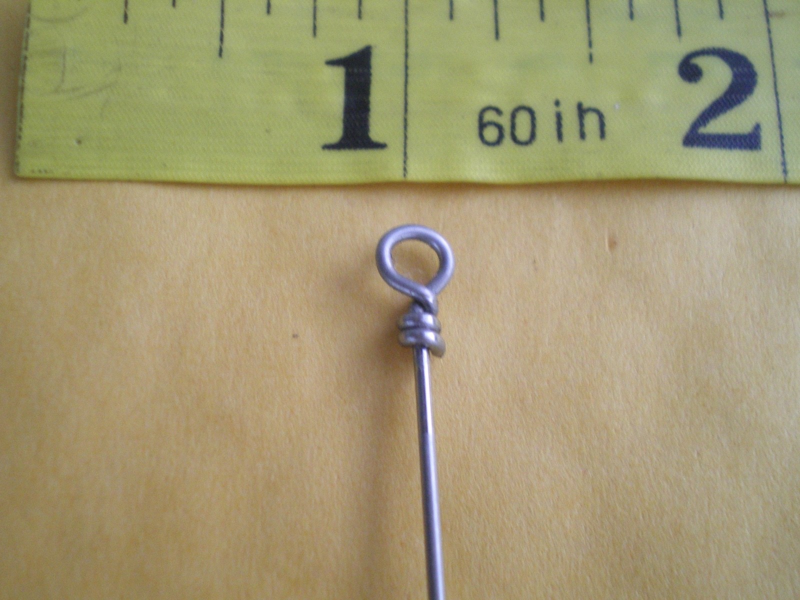15 PCS. STRAIGHT DOWN BOTTOM BOUNCER SINKER 2, OZ. S.S. WIRE .045 X 8"
