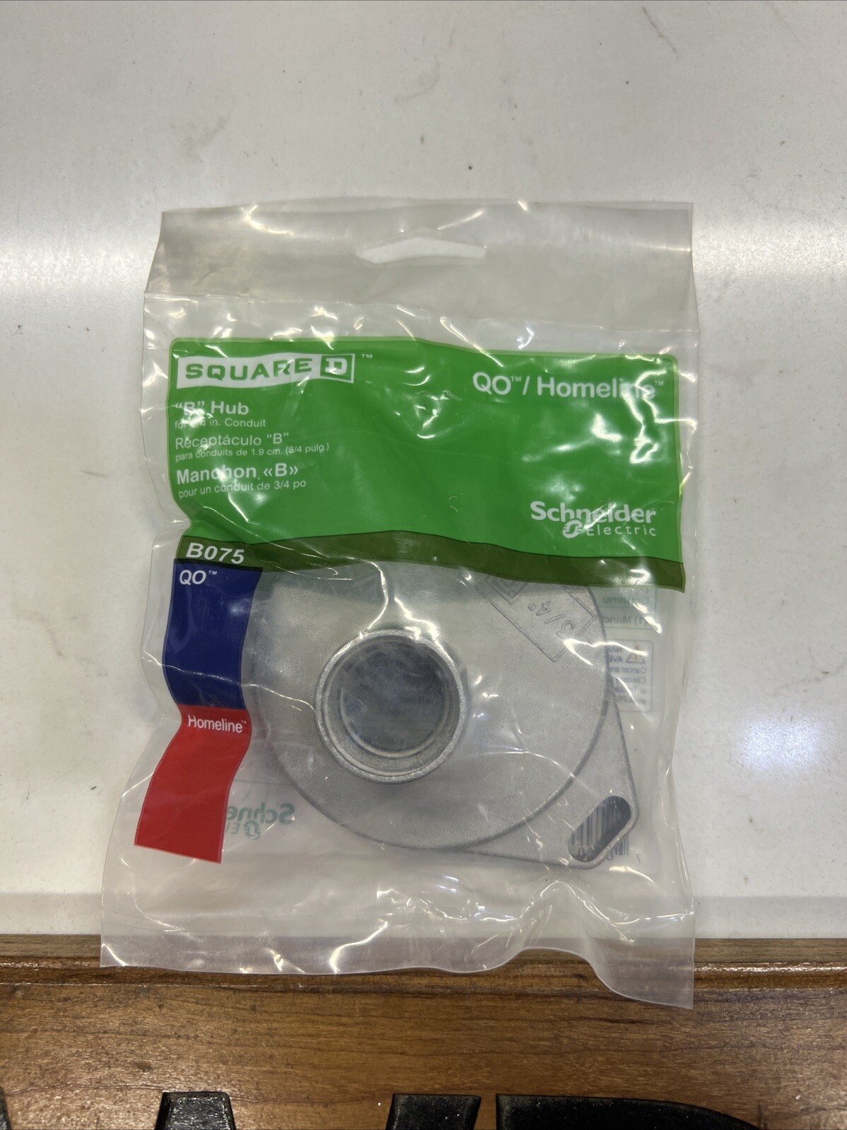 SQUARE D 45941, 3/4” Rainproof Bolt-On Hub, Type B, Series 4