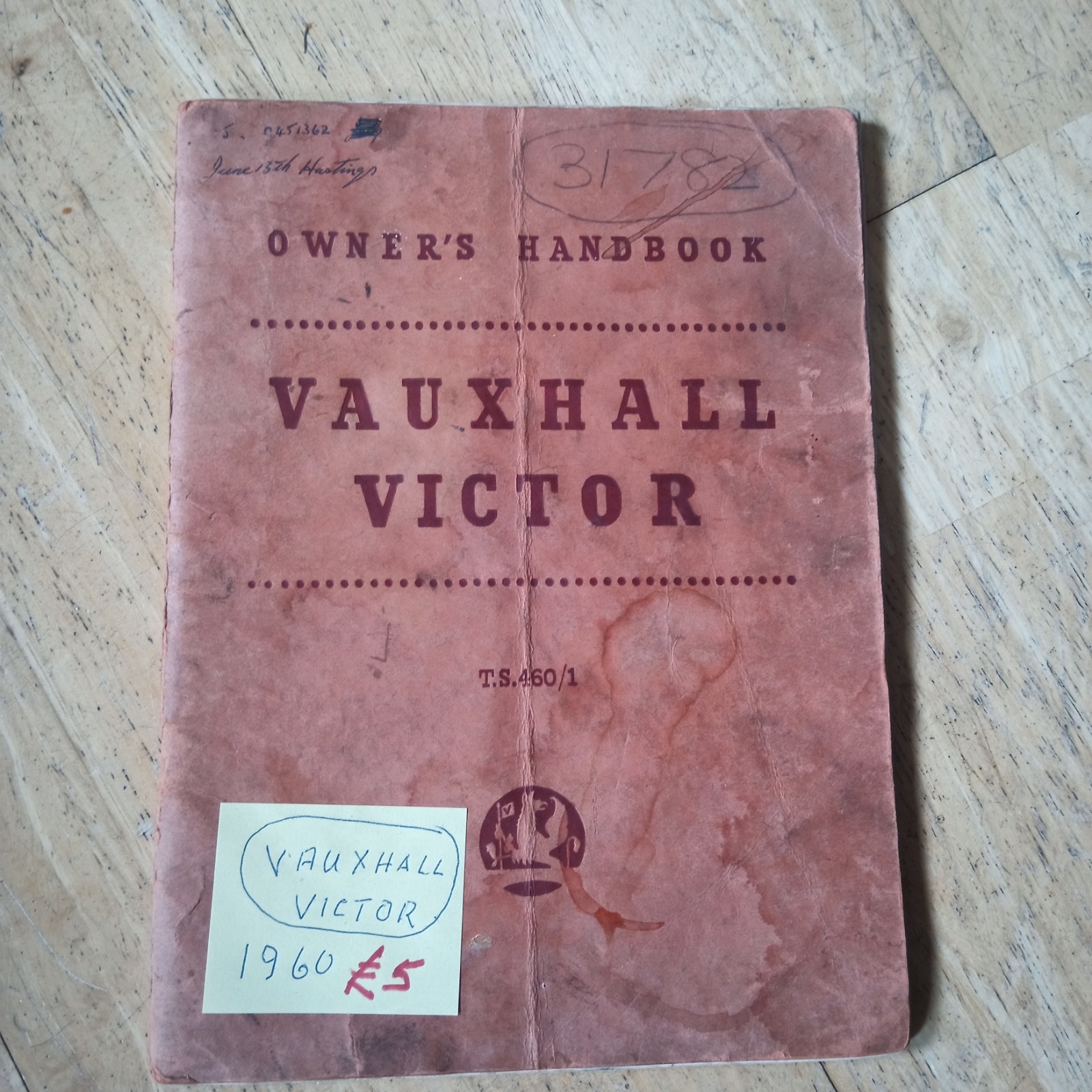 Vauxhall Victor Series 2 Genuine Owners Handbook