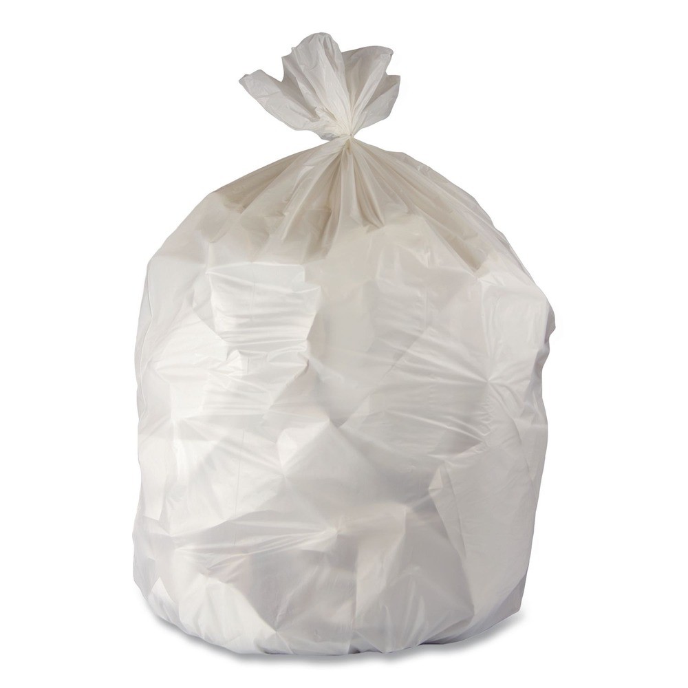 Heritage B8048ZC 40" x 48" Linear Low-Density Can Liners - Clear (75/Carton) New
