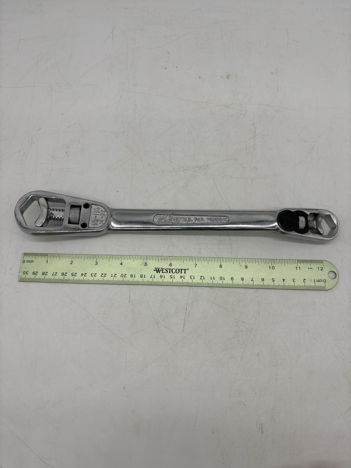 KABO 2-Sided Adjustable Breaker Bar Wrench 1/2 -1 1/4 5/16-7/8 or 14/32  3-21