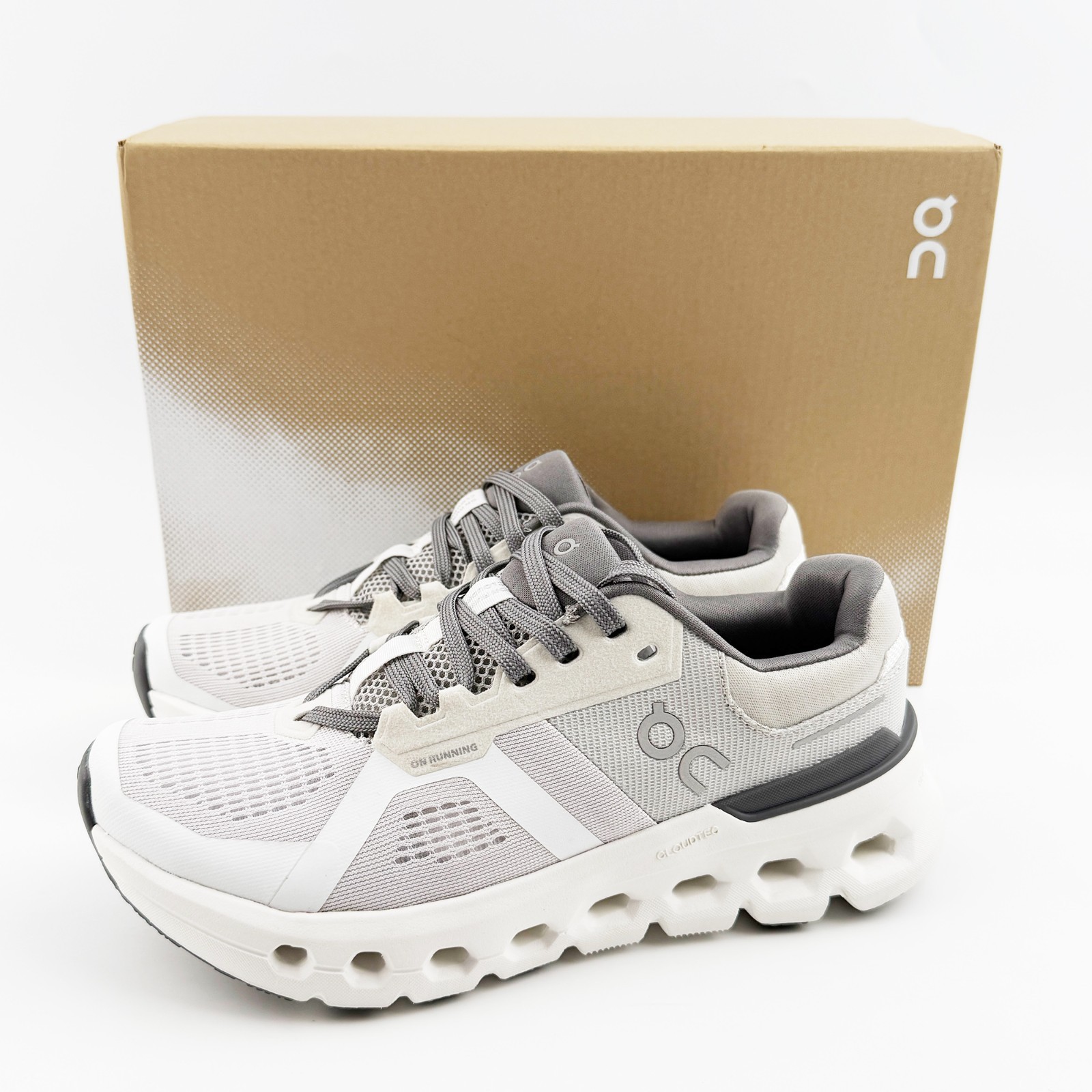 ON Cloudrunner 2 Women’s Running Shoes – Frost/White Support Cushion Comfort